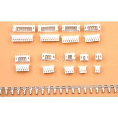 20Sets/Lot PH2.0 PH 2mm Connector Straight needle Seat+Plug+Terminals 2P 3P 4P 5P 6P 7P 8P 9P 10P Connector Pitch 2.0