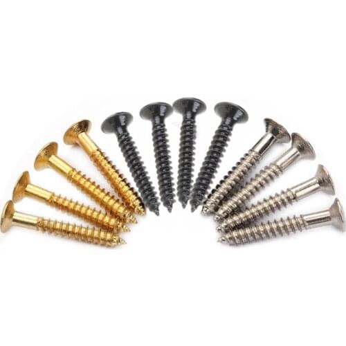 4x LP Guitar Pickup Surround Screw Humbucker Pickup Ring Mounting Screws