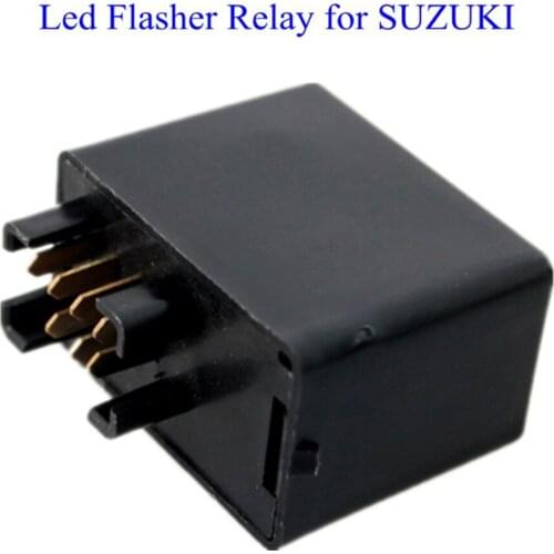 7Pin 12V LED Flasher Relay Auto Strobe Motorcycle Decoder For Suzuki SV650 SV650S SV1000 SV1000S