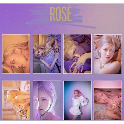 Kpop Roseanne Park ROSÉ Solo Album -R- On The Ground Wall Poster Stickers Pictures Photos Bedroom Decal 2pcs 2021