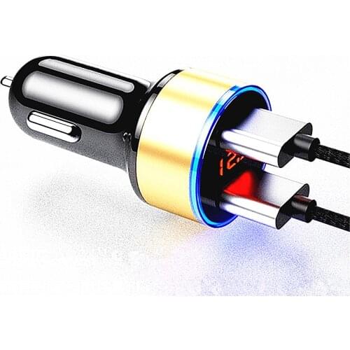 3.1A LED display dual USB car charger for Lexus ES250 RX350 330 ES240 GS460 CT200H CT DS LX LS IS ES RX GS GX-Series