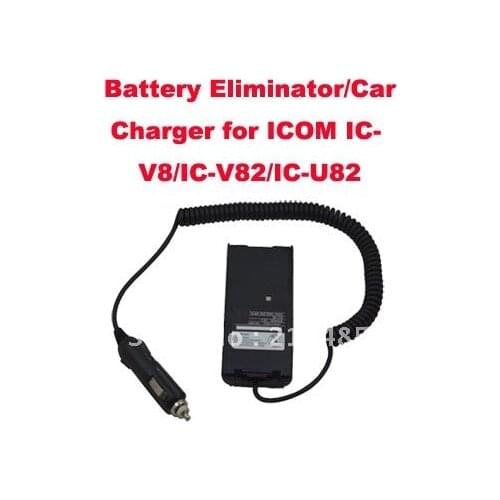 Battery Eliminator/Car Charger for ICOM IC-V82/IC-U82/IC-V82