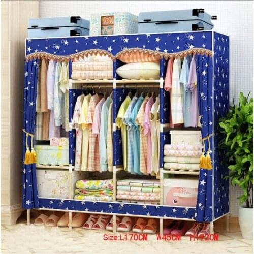 Factory Price Solid Wood Wardrobe length 170 cm