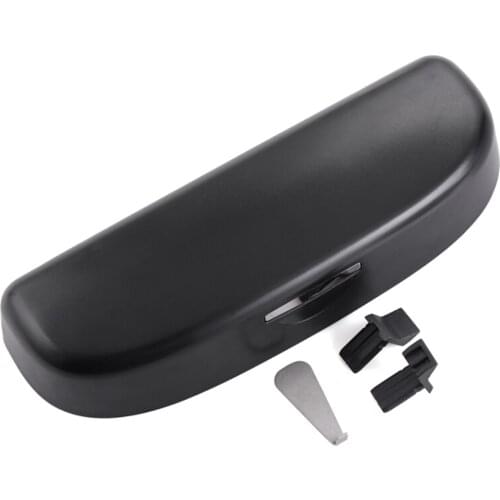 Black Gray Glasses Case for Car Roof Handle Refit Sunglasses Holder Glasses Box for Audi A3 8V A4 B8 B9 Q3 Q5