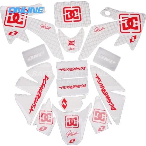 DG TEAM GRAPHICS&BACKGROUNDS DECAL STICKERS Kits For Honda CRF50 CRF50F STYLE Pit Dirt bike