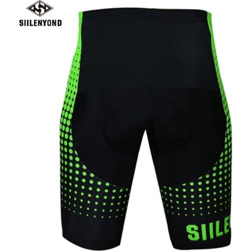 Mens Bicycle Shorts Mountain Bike Shorts Gel Pad Shockproof Cycling Briefs with Padded Moisture Wicking Cycling Shorts