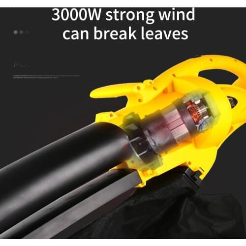 Power tool leaf suction machine High-power portable garden leaf shredder Blowing and suction dual purpose hair dryer
