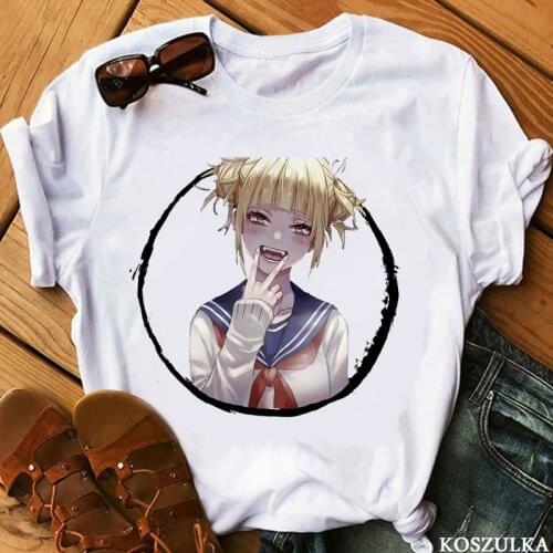 Himiko Toga My Hero Academy T Shirt Women Graphic Tees Harajuku Anime Cool Print Tops New Fashion Female Clothes