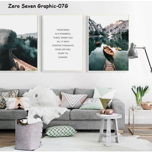 Canvas Painting Modern Landscape Nine Arch Bridge And Braies Lake Pictures Print And Poster Wall Art For Living Room Home Decor