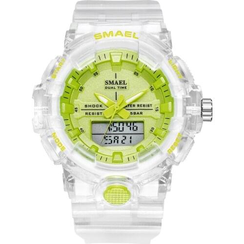 Fashion Men Sports Watch Military LED Quartz Dual Display Waterproof Outdoor Mens Wristwatch Relogio Masculino 8205