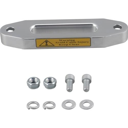 Winch Rope Guide Hawse Aluminum Fairlead For Off-Road 4WD Mounting for ATV UTV Auto Parts