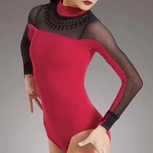 New dance costume professional jazz dance dress performance dress Lodysuit Latin dress