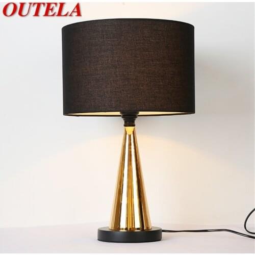 OUTELA Dimmer Table Lights Contemporary LED Luxury Design Desk Lamps Decorative For Home Bedroom
