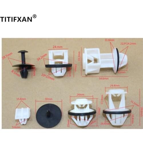 Car door sill threshold surrounded by side skirts guard trim plastic fasteners clips For Mercedes-Benz E200 E230 E260 E320 E350