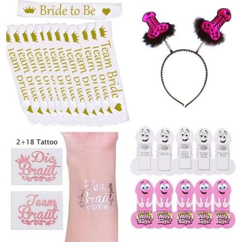 Hen Party Bride To Be Team Bride Sash Hen Night Girls for Wedding Bridal Shower Decorations Bachelorette Party Supplies