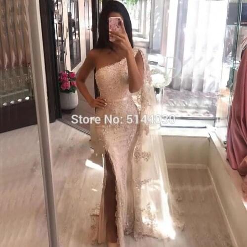 RINGS DIARY Womens One Shoulder Evening Dresses