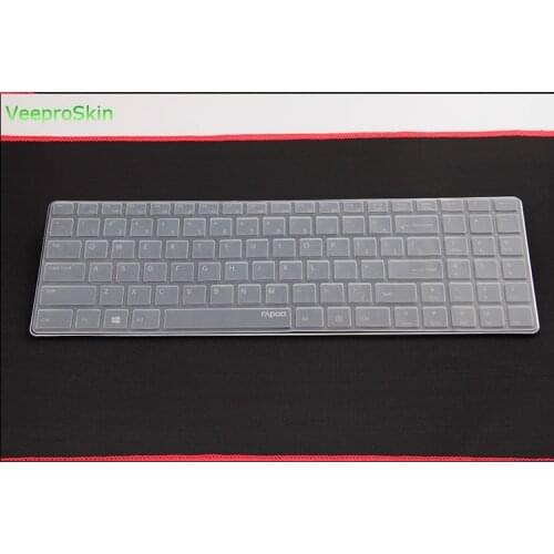 For RAPOO 9300P E9100P X8100 8200P N7000 9300 9100 9070 9060 9160 Silicone Desktop PC Wireless skin protector keyboard cover
