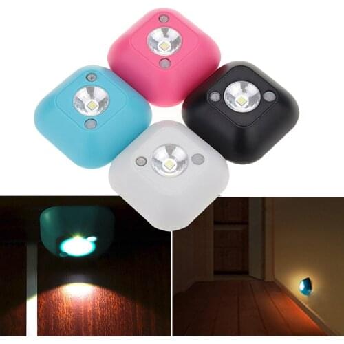 LED Induction Night Light Color Shell With Motion Wireless Withs Infrared Sensor for Bedroom Lighting Wall Stair Decorative Lamp