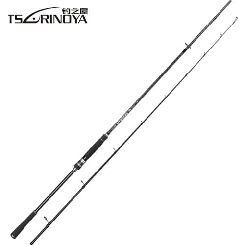 TSURINOYA MYSTERY 2.4m/2.7m M/MH Fast Spinning Fishing Rod FUJI O Guide Ring Carbon Fiber Lure Rods Fibra De Carbono Pesca Stick