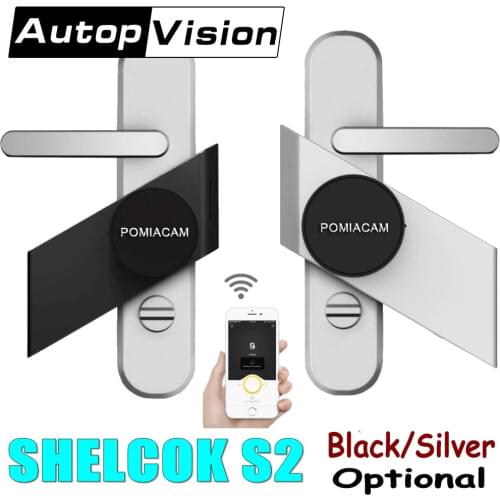 Silver/Black Sherlock S3 Smart Stick Lock Electronic Door Lock Bluetooth Wireless Eletronic Door Lock Smart Phone App Control