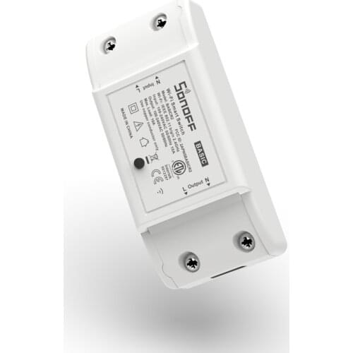 ITEAD Sonoff Basic Wifi Switch DIY Wireless Remote Domotica Light Smart Home Automation Relay Module Controller Work with Alexa