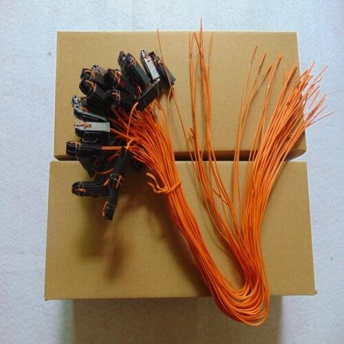 50cm 200pcs Yellow-wire copper wire 2019 Hot Sale New Double Remote wireless Remote fireworks line wedding equipment