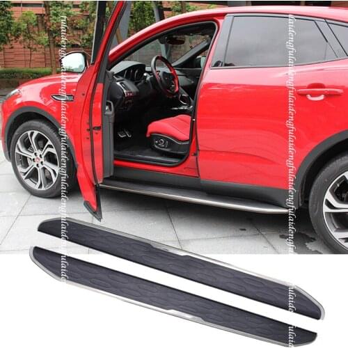 2pcs For Jaguar E-PACE 2018-2020 Running Board Side Step Nerf Bars Protector Car Accessories