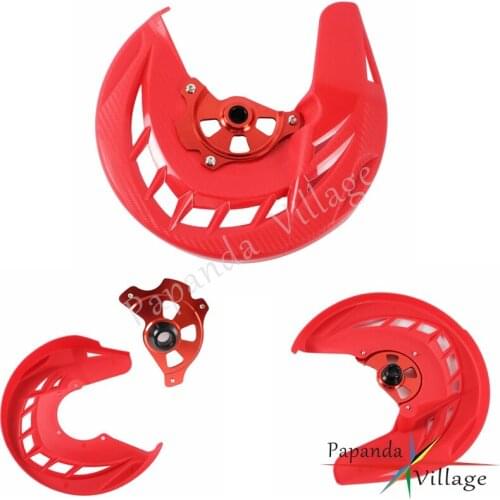 Papanda Motorbike ABS Plastic Red Front Brake Disc Guard Protection Cover for Honda CRF250L CRF250M 2012-2016