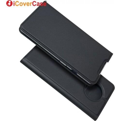 Luxury Leather Case For OnePlus 7T Pro/ 7T Flip Cover Book Wallet Mobile Phone Accessory for OnePlus 7T Case Magnetic Coque Etui