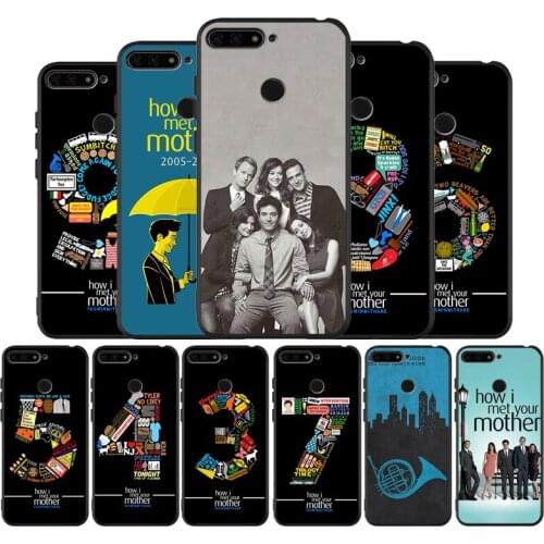 Met Your Mother black Silicone Phone Case For honor 20 Pro 8 8X 9 10 20 Lite for Mate 10 30 Lite Pro cover
