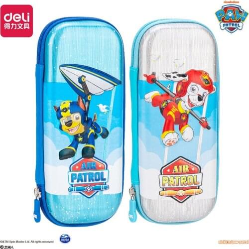 Deli Paw Patrol Stationery EVA Multi-purpose Pencil Box Case for Child Kindergarten Large Capacity Creative Cartoon Pencil Case
