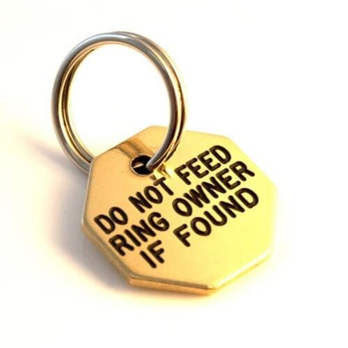 Engraved pet tags cheap custom Pet Dog ID Collar Tags low price custom gold dog tag with black word