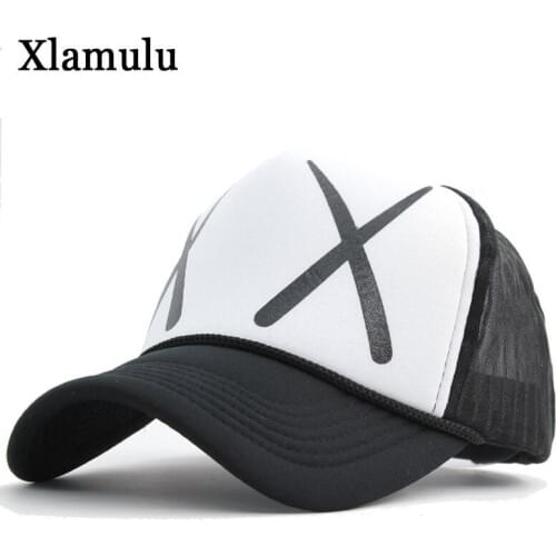 New Summer Mesh Baseball Cap Caps Hats For Men Casquette Women 5 panels Hip-Hop Snapback Caps Bone Hat Gorras Dad Caps