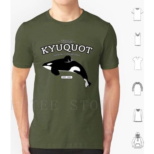 Team Shamu-Kyuquot T Shirt Print Cotton Seaworld Sea World San Antonio Texas Swt Swsa Shamu Orca Killer Whale Whale Dolphin Ky