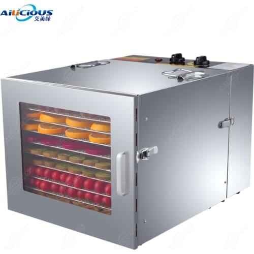XH01 New Stainless Steel 6 12 Trays Industrial Food Dehydrator Vegetable Fruit Meat Dryer Drying Machine