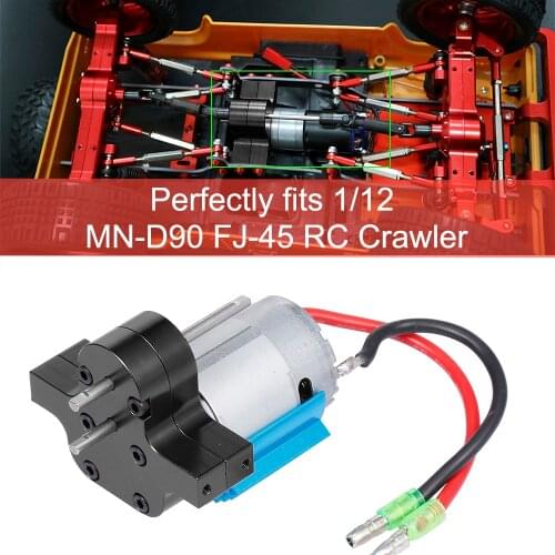 Metal Gearbox 380 Brushed Motor Speed Change Spare Parts For 1/12 MN-D90 FJ-45 RC Car