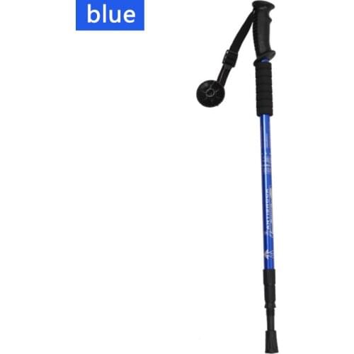 Telescopic aluminum alloy trekking poles Nordic walking sticks shock-resistant walking sticks adjustable trekking poles
