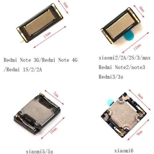 10pcs for Xiaomi Redmi note 3 note3 pro prime note2 note5a 5s / redmi 2 3 3s 2a Earpiece Receiver Module Ear Speaker Module
