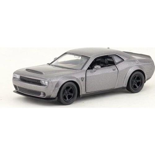 RMZ City Toy/Diecast Model/1:36 Scale/Dodge Challenger SRT Demon/Pull Back Doors Openable Car/Educational Collection/Gift/Kid