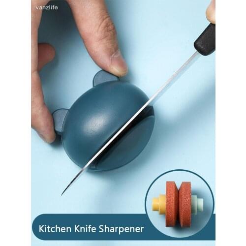 Knife Sharpener Artifact Fast Sharpener Manual Household Kitchen Easy-Grinding Kitchen Knife Grinding Scissors Sharpening Stone