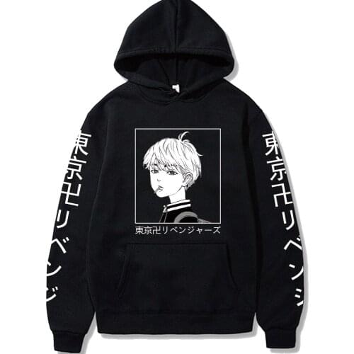 Fad Harajuku AnimeTokyo Revengers Hoodie Men Women Long Sleeve Funny Pullover Sweatshirt