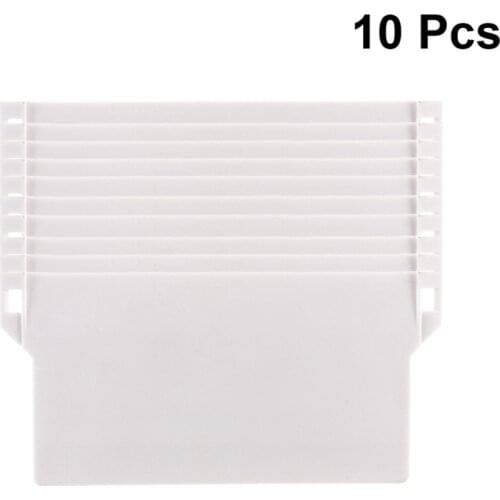 10PC 89MM Vertical Blind White Bottom Weights Slats Portable Plastic Bottom Plate PVC Vertical Blind Fittings Roller Accessories