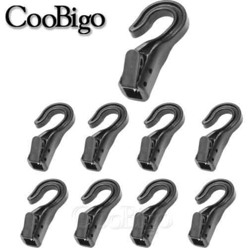 10pcs Open End Cord Hooks Snap Boat Kayak Motorcycle rope Buckle camping tent hook For Bungee Shock Elastic Bungee Cord Straps