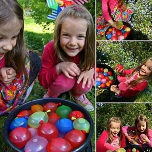111pc) colorful Quick Ammo Bombs Outdoor Garden Fun childen Kids Party sports Toy