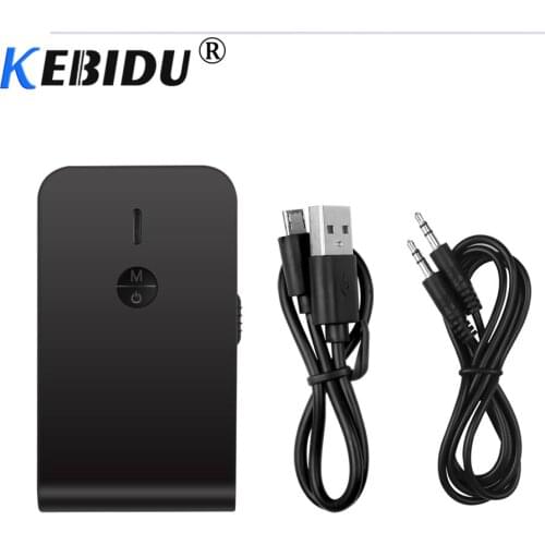 2 in 1 Bluetooth 5.0 Transmitter Receiver BT-6 Bluetooth Adapter With Micro Hands-free For TV Headphone PC Audio Speaker