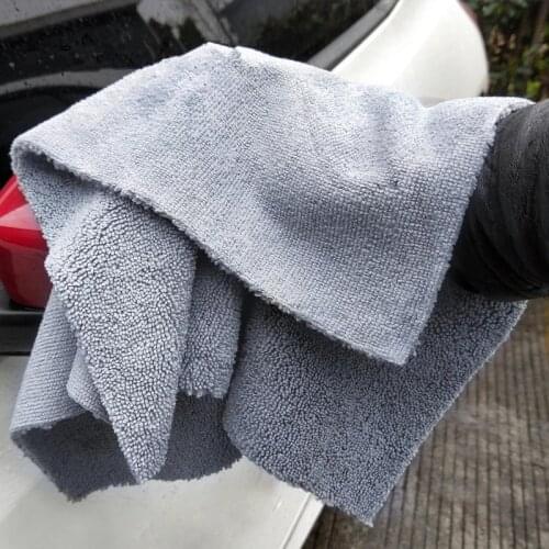 40x40cm Plush Edgeless Microfiber Towels Car Care Cleaning Cloths Microfibre Polishing car Detailing Drying car accessories