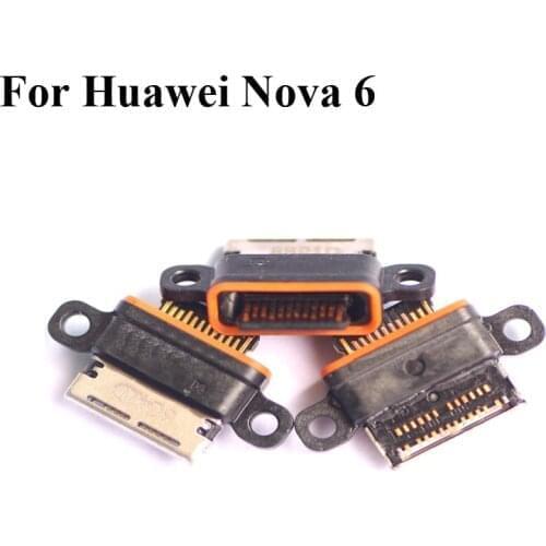 5PCS For Huawei Nova 6 USB socket Charging Port For Huawei Nova6 High Quality Dock Connector Micro USB Charging Port
