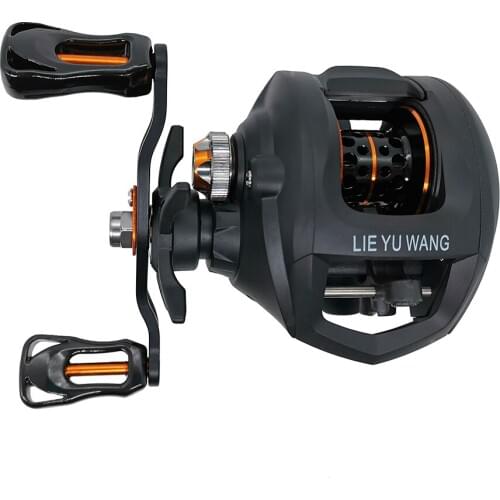6.3:1 High Speed Baitcasting Reel 190g Super Long Casting Fishing Max Drag Power 18LB Carp Fishing Tackle