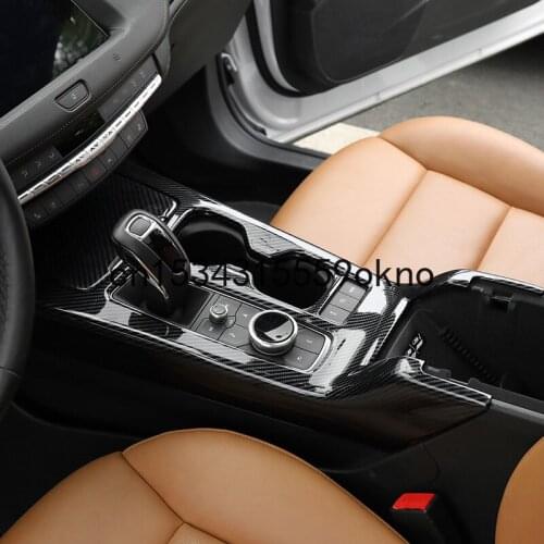 For Cadillac XT4 Center Console Decorative Gear Panel Pasted Decorative Strip