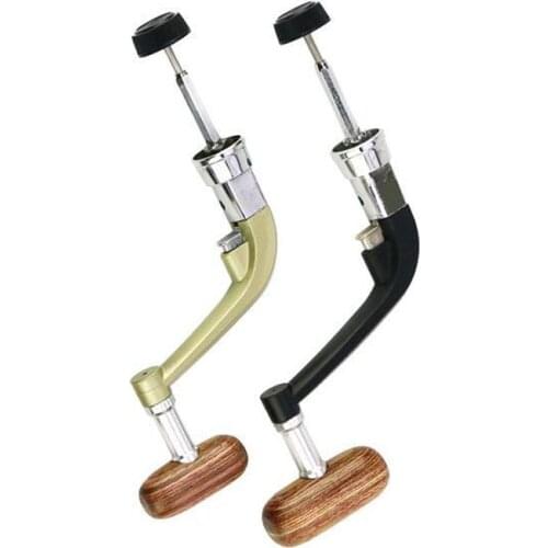 Fishing Tools Metal Spinning Fishing Reel Handle Folding Rocking Arm Wooden Knob Fishing Tackle Tools